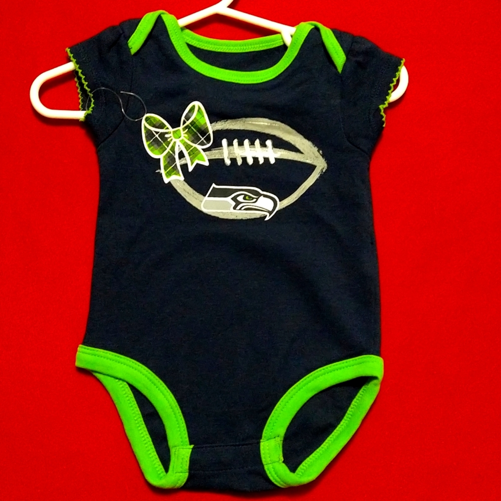 Seattle Seahawks Team Baby Onesie